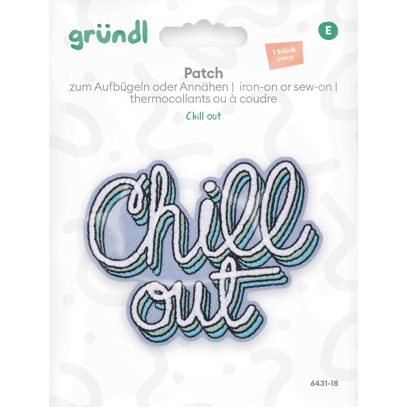gr-ndl-patch-zum-aufb-geln-chill-out-8-5-x-6-5-cm image 2
