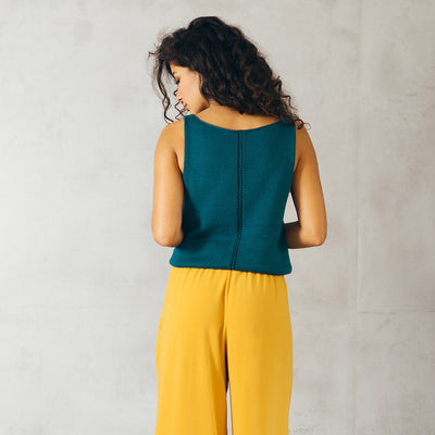 pascuali-reneta-sleeveless-top-strickanleitung-rmelloses-top-aus-veganem-glanzga image 3