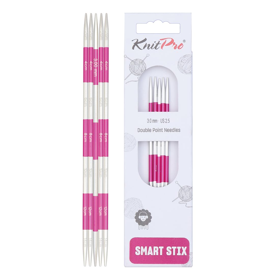 knitpro-smartstix-nadelspiel-14-cm-3-0-mm image 1