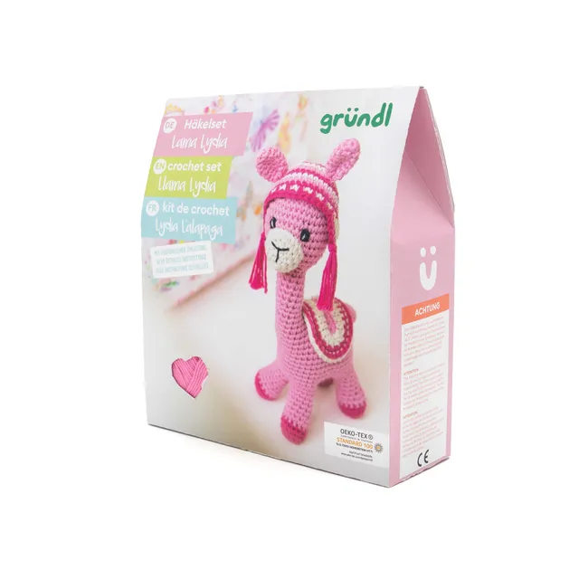 gr-ndl-h-keltiere-h-kelset-in-box-lama-lydia-18-cm-amigurumi image 1
