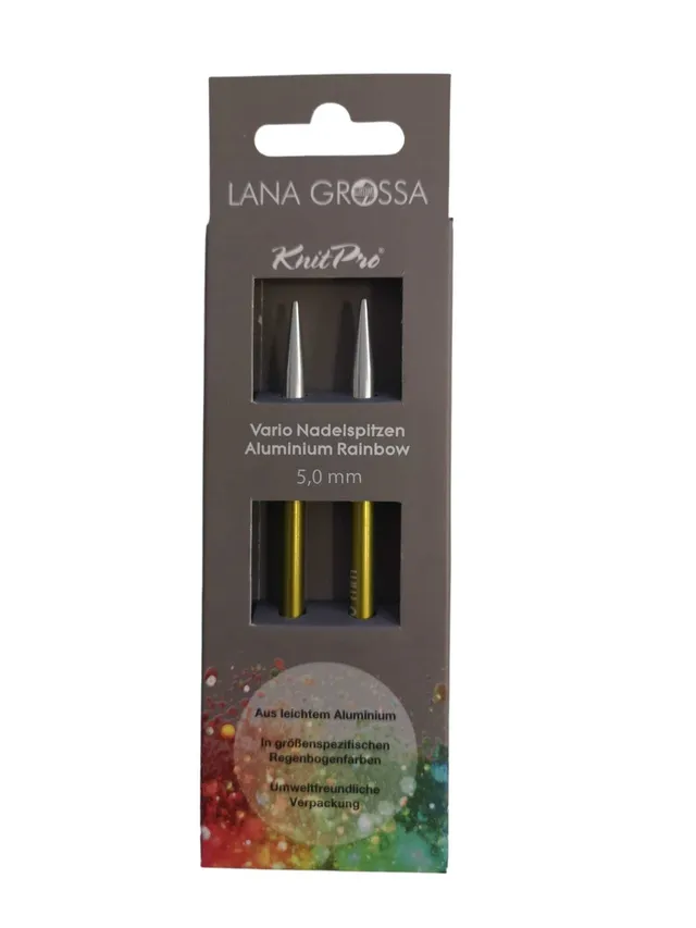 lana-grossa-nadelspitzen-vario-rainbow-aluminium-stricknadel-5-0-mm image 1