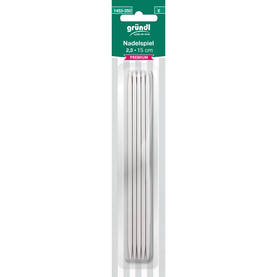 gr-ndl-nadelspiel-premium-15-cm-aluminium-stricknadeln-2-5-3-0-3-5-mm image 1