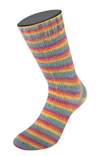 lana-grossa-cosy-socks-multi-stripes-sockengarn-fb-151-100g-400m-70-schurwolle-3 image 7