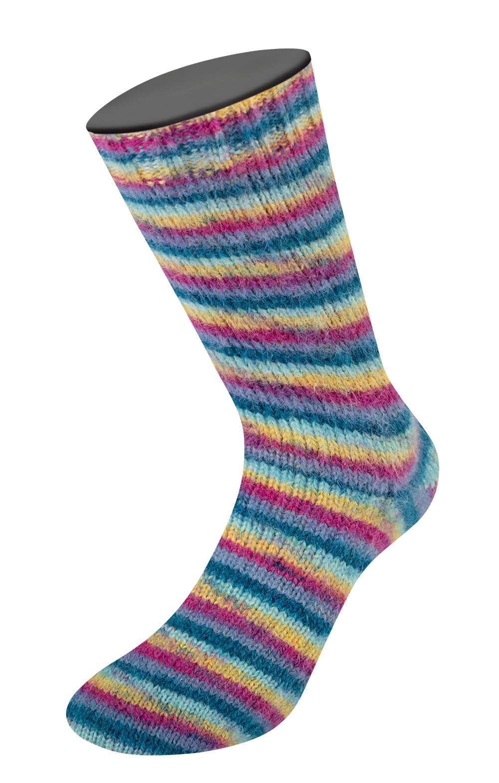lana-grossa-cosy-socks-multi-stripes-sockengarn-fb-151-100g-400m-70-schurwolle-3 image 5