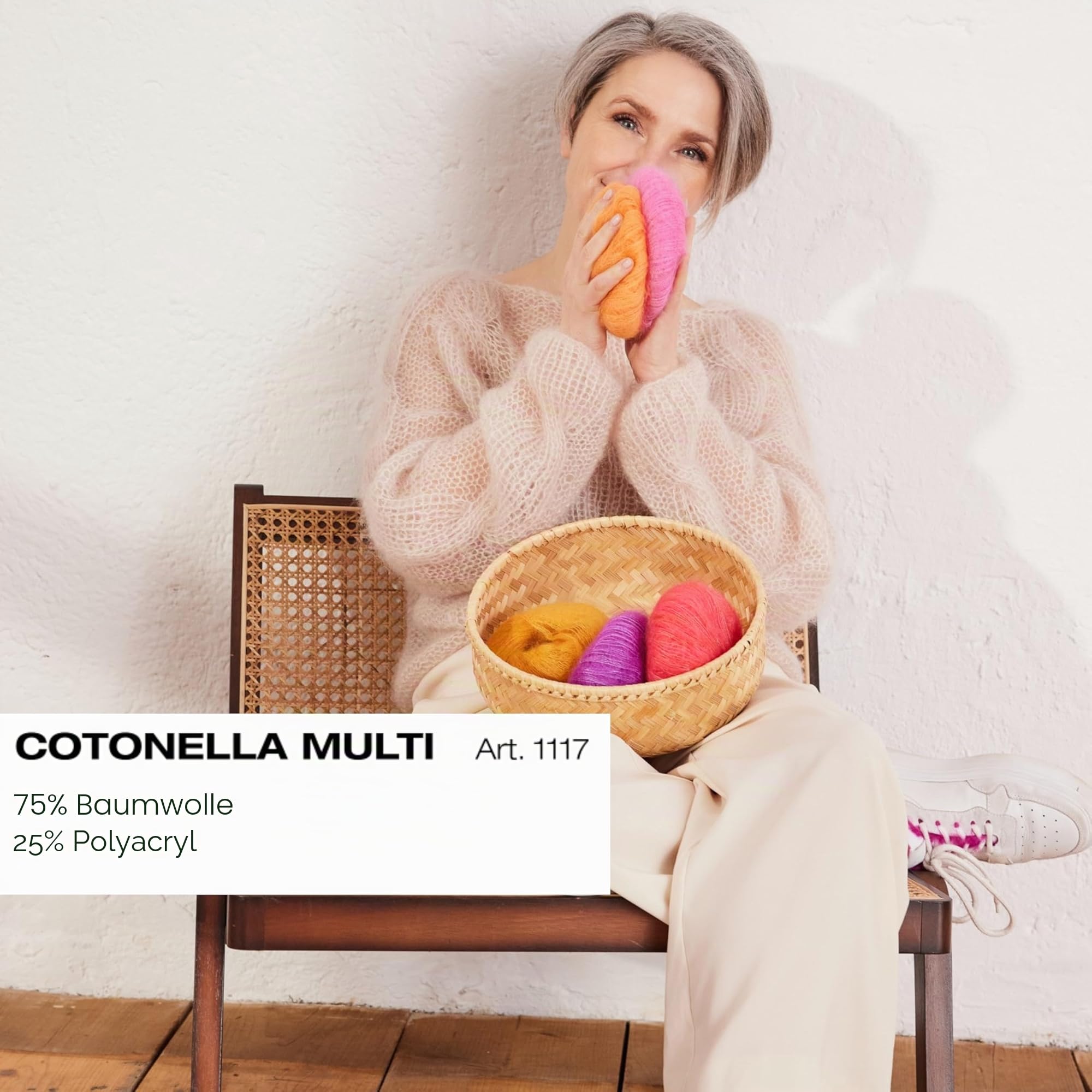 lana-grossa-cotonella-multi-fb101-75-pima-baumwolle-25-polyacryl-100g-270m image 2