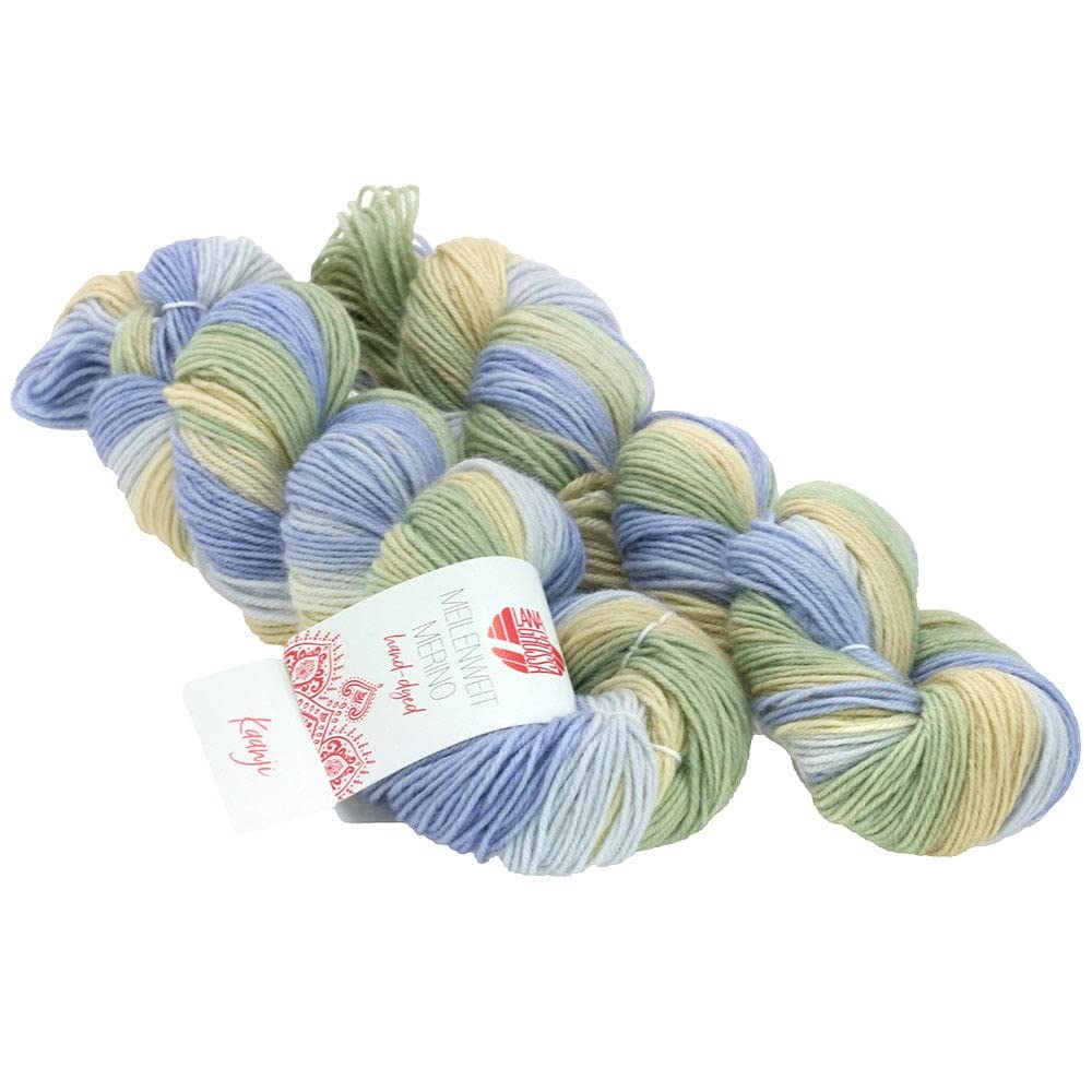 lana-grossa-meilenweit-merino-50-hand-dyed-2er-set-fb-210-kewra-100-g-sockenwoll image 7
