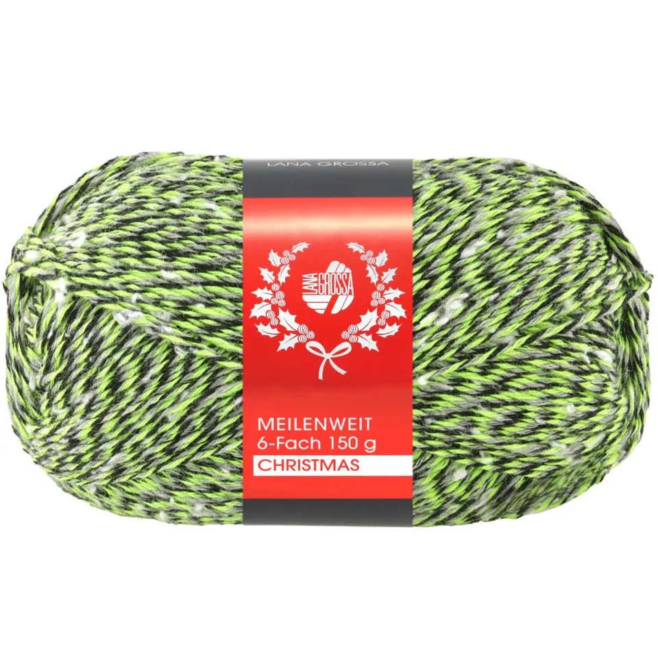 lana-grossa-meilenweit-merino-6-fach-150g-christmas-326-christmas-snow-flake-soc image 1