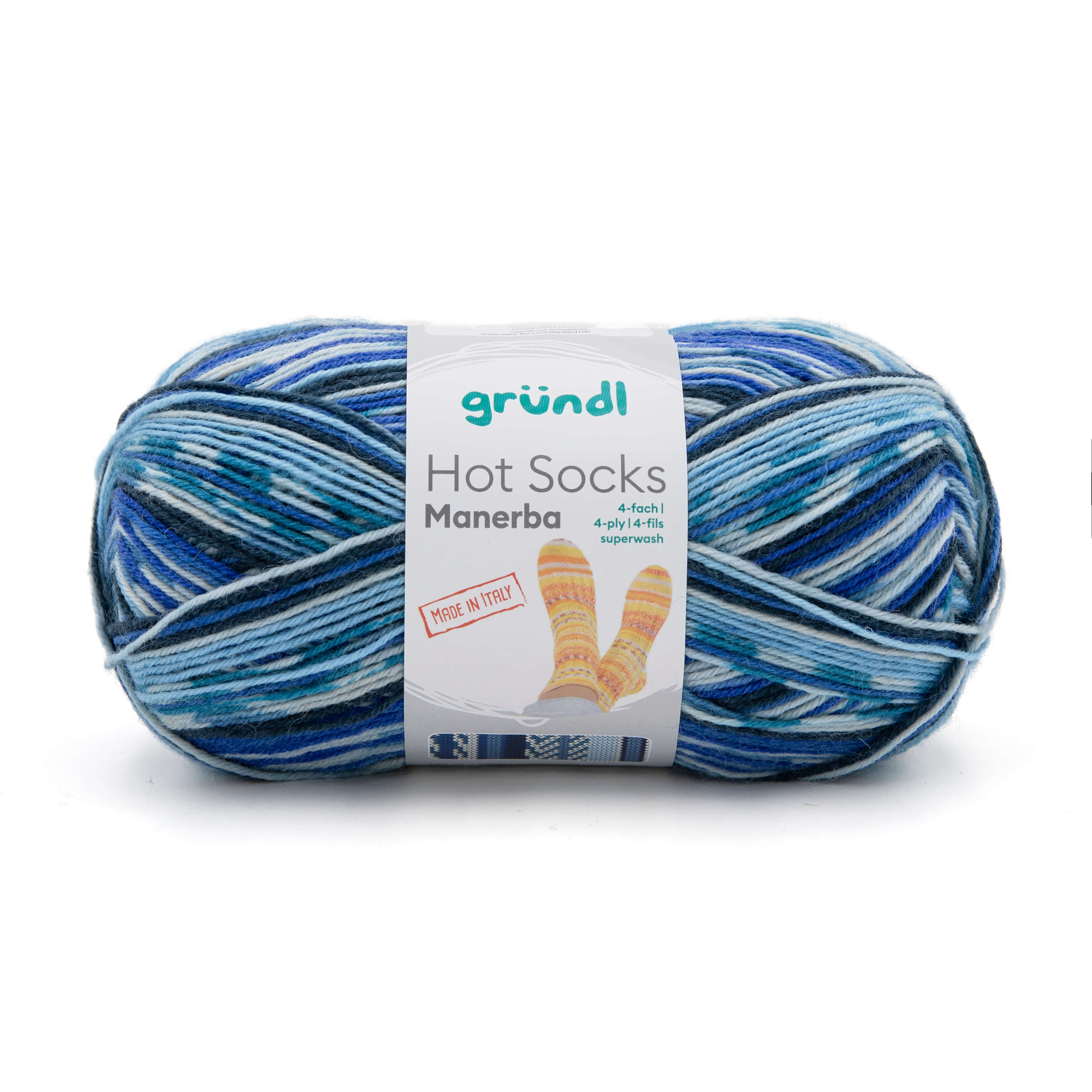 gr-ndl-hot-socks-manerba-4-fach-sockenwolle-mit-farbeffekt image 2