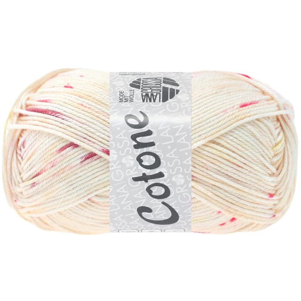 lana-grossa-cotone-415-pfirsich-pink-creme-fuchsia-50-g image 1