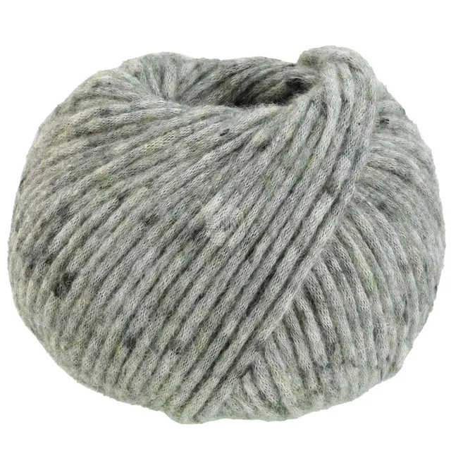 lana-grossa-landlust-winterwolle-tweed-104-graugr-n-meliert-50g image 1