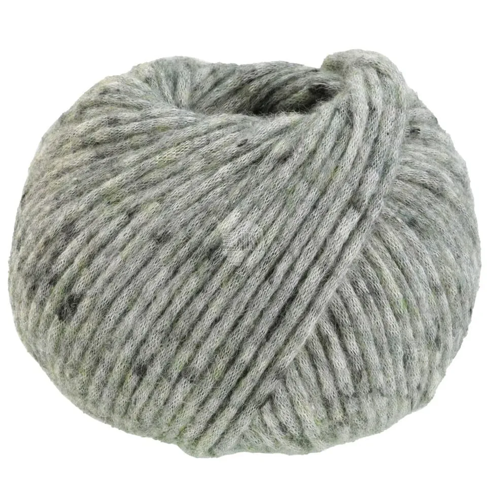 lana-grossa-landlust-winterwolle-tweed-104-graugr-n-meliert-50g image 1