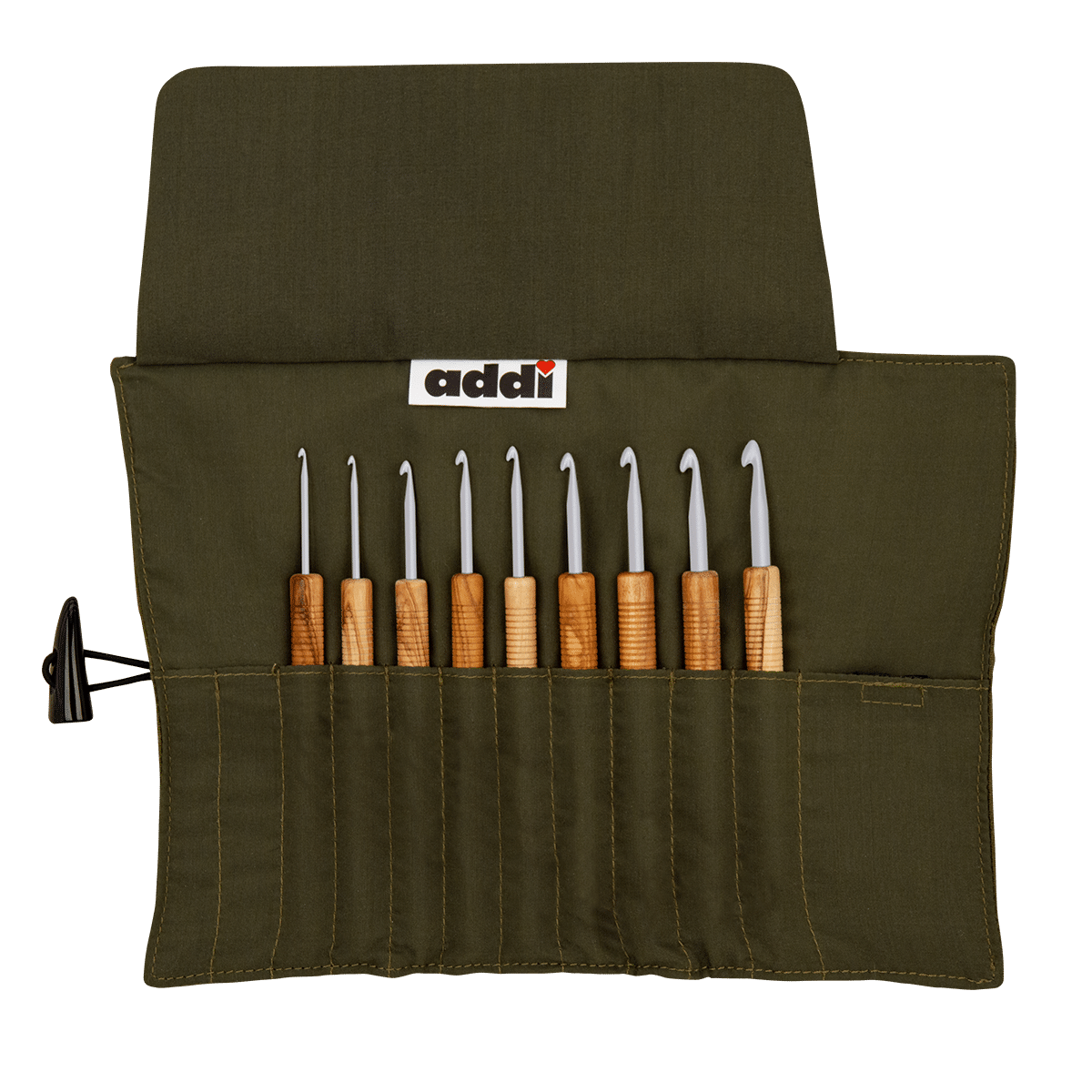 addi-addiwrap-olive-wood-h-kelnadel-set-9-teilig-2-6-mm image 1