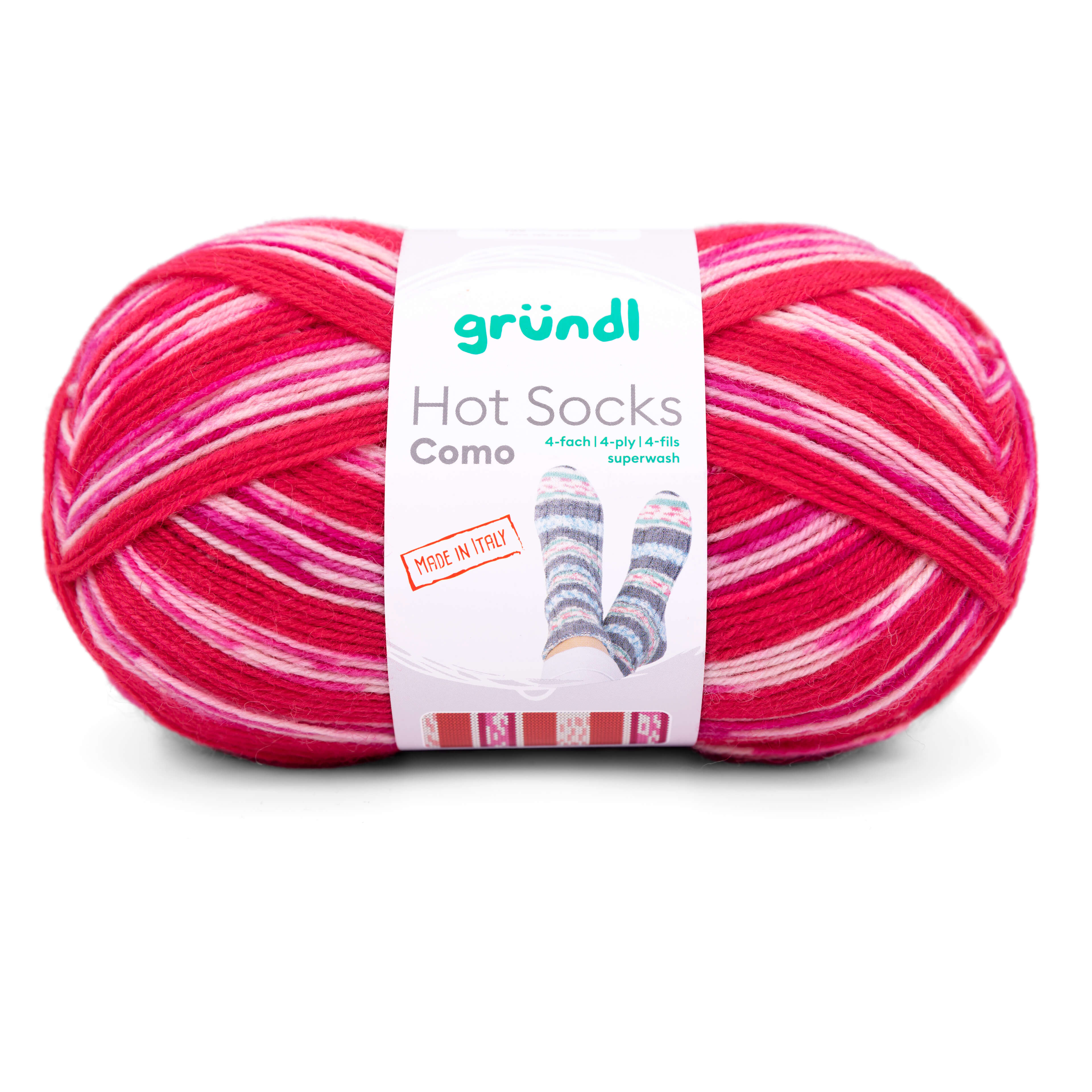 gr-ndl-hot-socks-como-4-fach-sockenwolle-mit-muster-aus-dem-kn-uel image 2