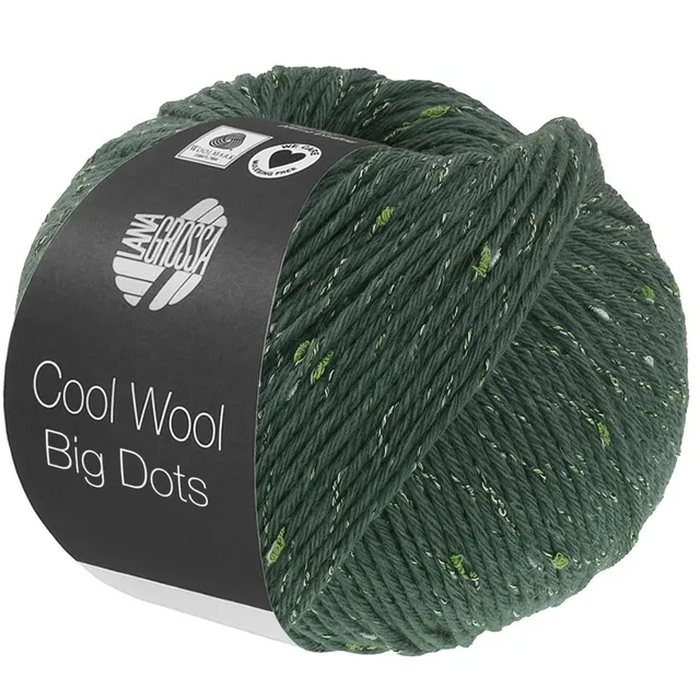 lana-grossa-cool-wool-big-dots-handstrickgarn-50g-125m-fb-108-merino-mit-tweedno image 1