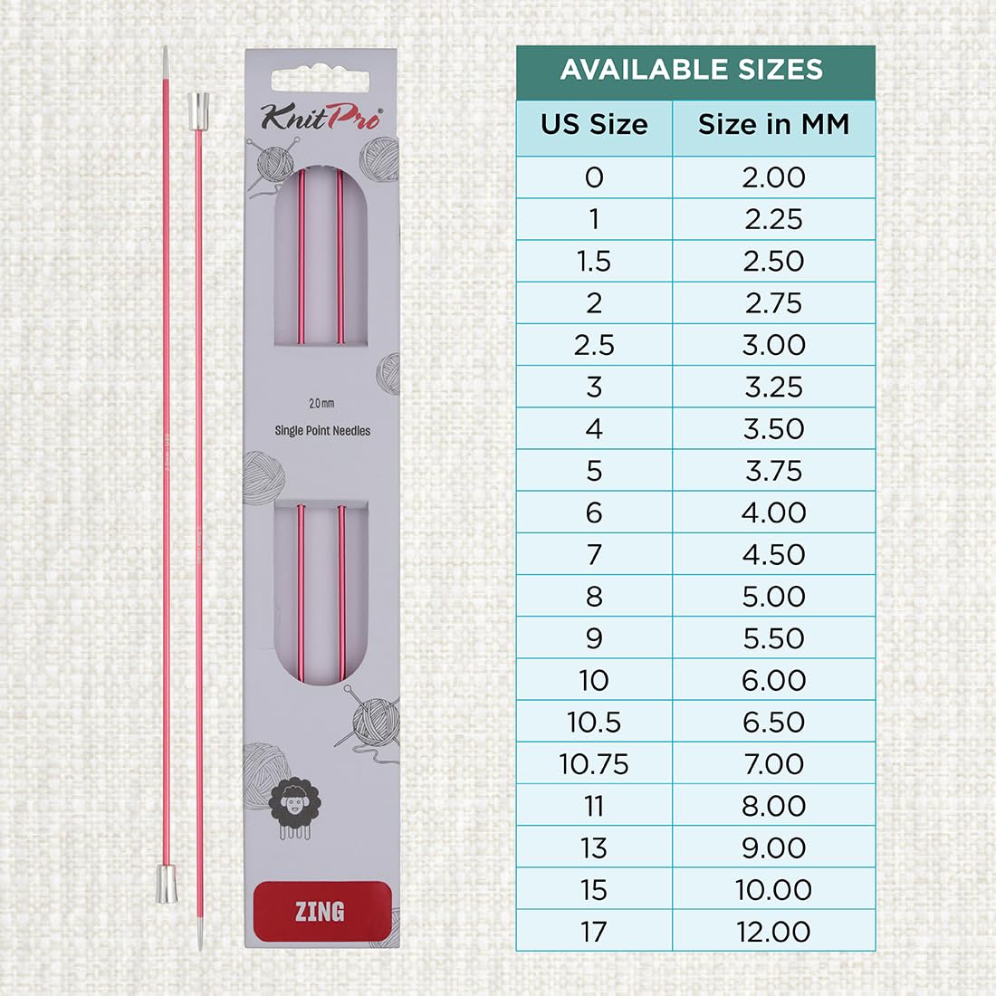 knitpro-zing-jackenstricknadeln-25-cm-2-00-mm image 4