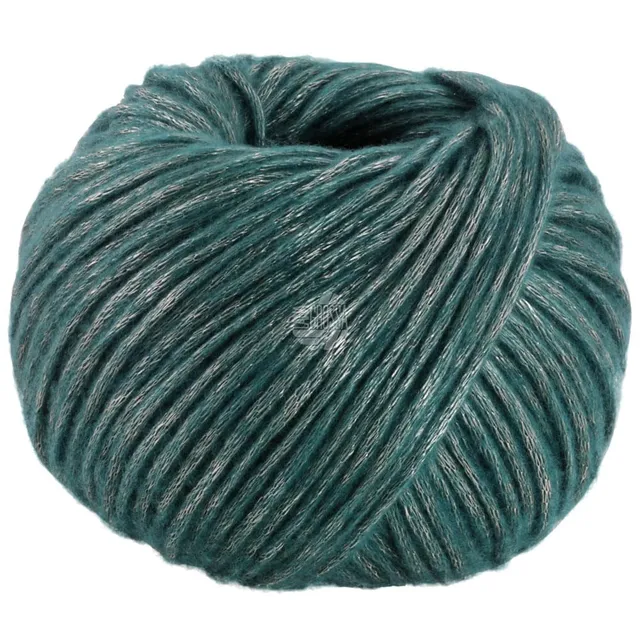 lana-grossa-lucida-netzgarn-fb-1-glanzgarn-aus-58-merino-schurwolle-und-42-visko image 1