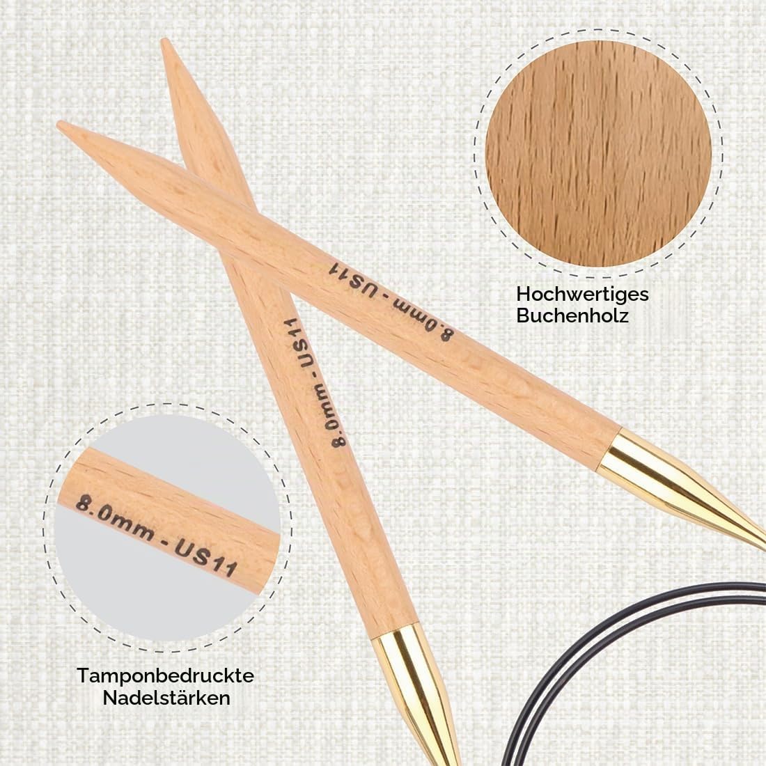 knitpro-basix-birch-rundstricknadel-60-cm-8-00-mm-braun image 2