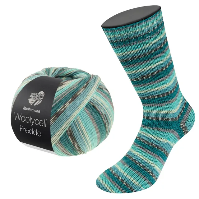 lana-grossa-woolycell-sockengarn-100g-400m-65-merino-schurwolle-35-lyocell-ohne- image 1