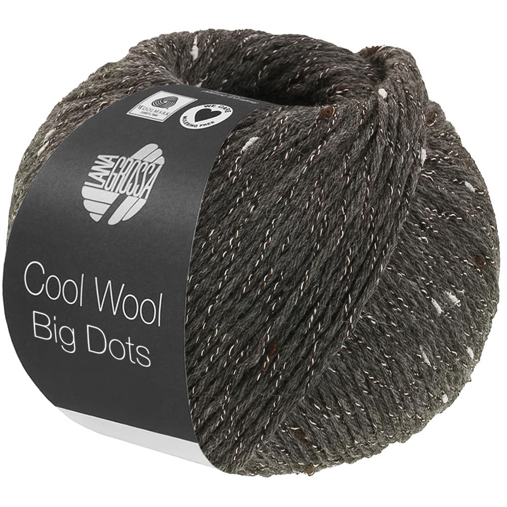 lana-grossa-cool-wool-big-dots-handstrickgarn-50g-125m-fb-108-merino-mit-tweedno image 7