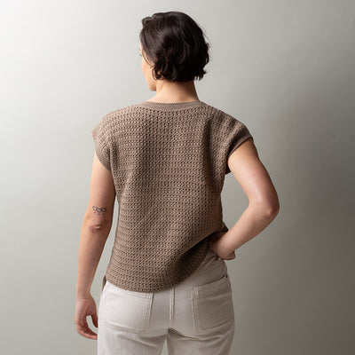 pascuali-h-kelanleitung-soft-grid-top-gerades-shirt-mit-st-bchenmuster image 2