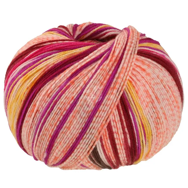 lana-grossa-cool-wool-4-socks-print-fb-7211-merino-sockengarn-100g-420m image 1