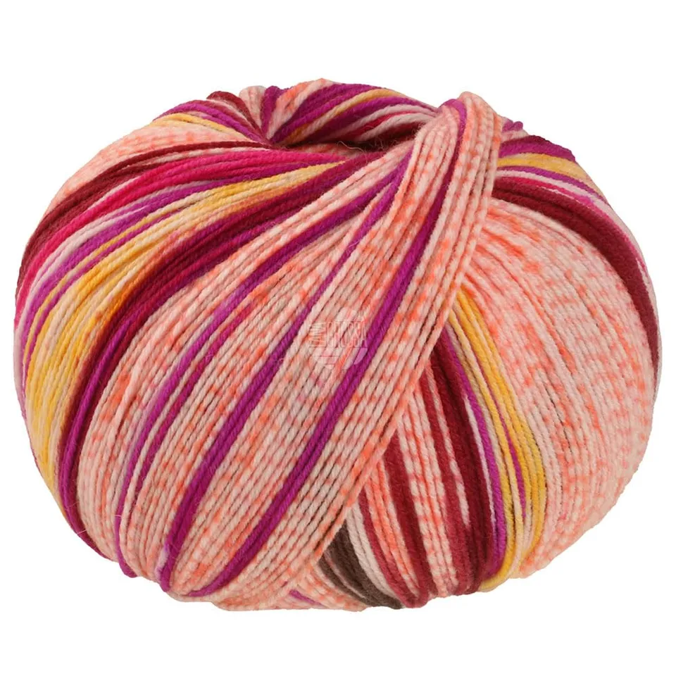 lana-grossa-cool-wool-4-socks-print-fb-7211-merino-sockengarn-100g-420m image 1
