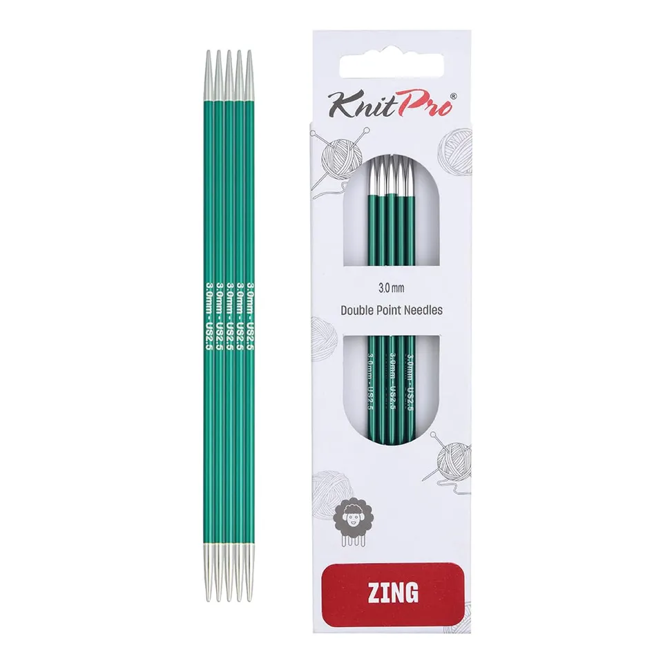 knitpro-zing-nadelspiele-15-cm-3-0-mm-aluminium-sockenstricknadeln image 1