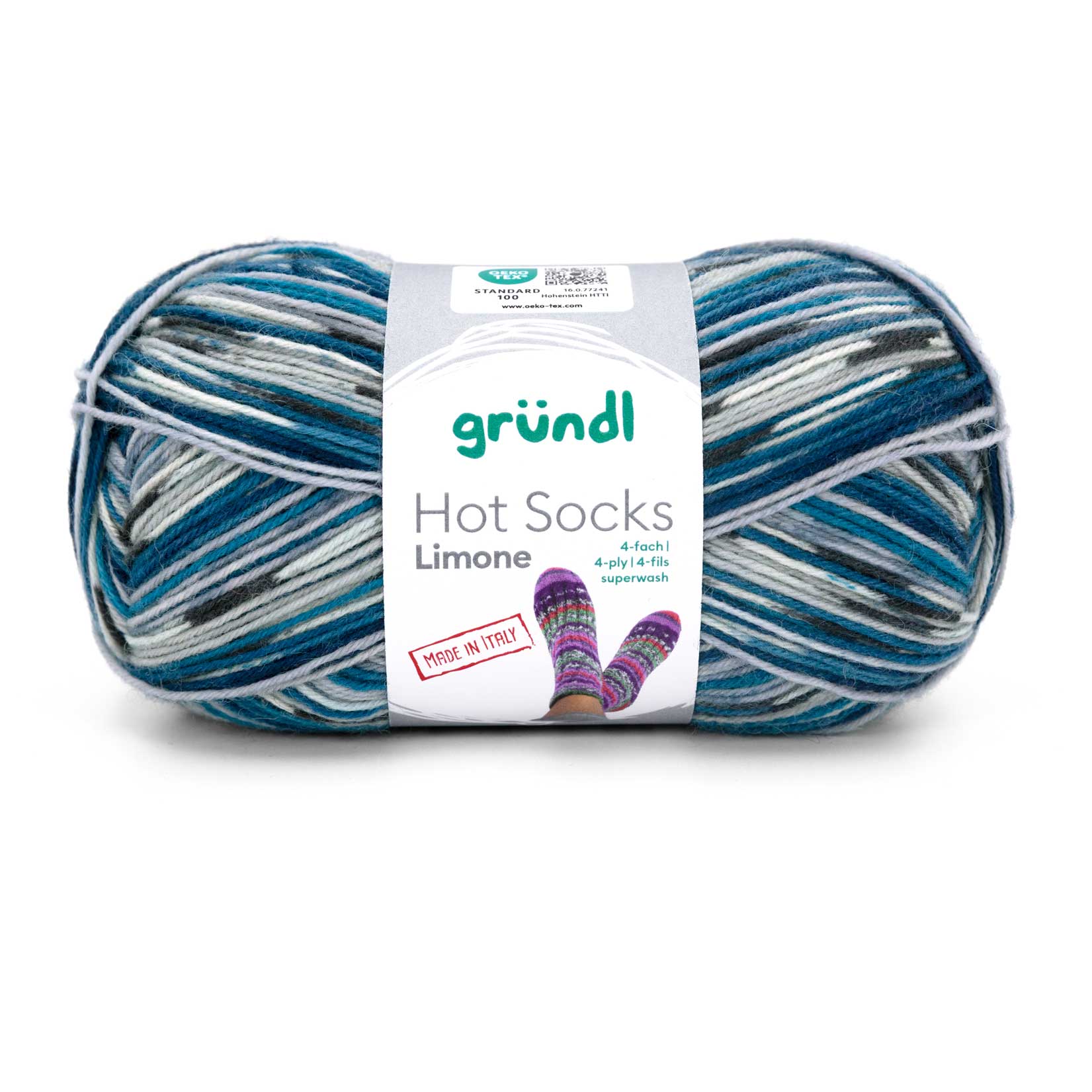 gr-ndl-hot-socks-limone-4-fach-sockenwolle-mit-farbverlauf image 5
