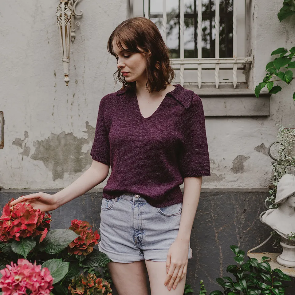 pascuali-palja-blouse-strickanleitung-top-down-bluse image 1