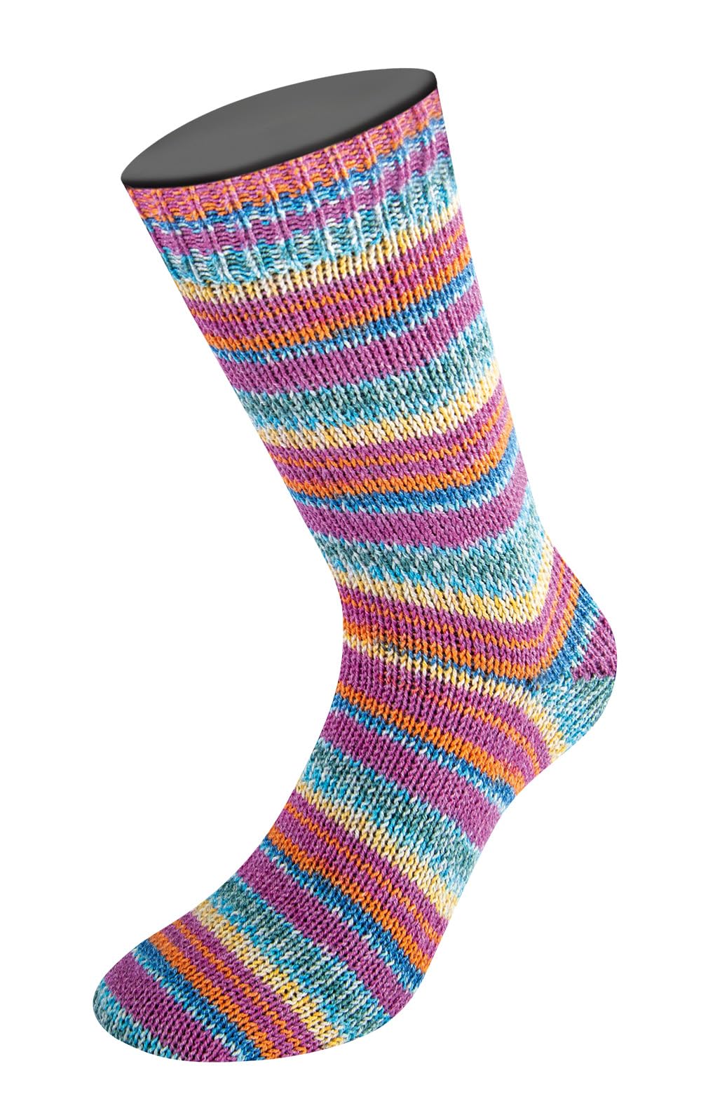 lana-grossa-meilenweit-cotton-bamboo-canario-sockenwolle-100g-420m-fb-2528 image 2