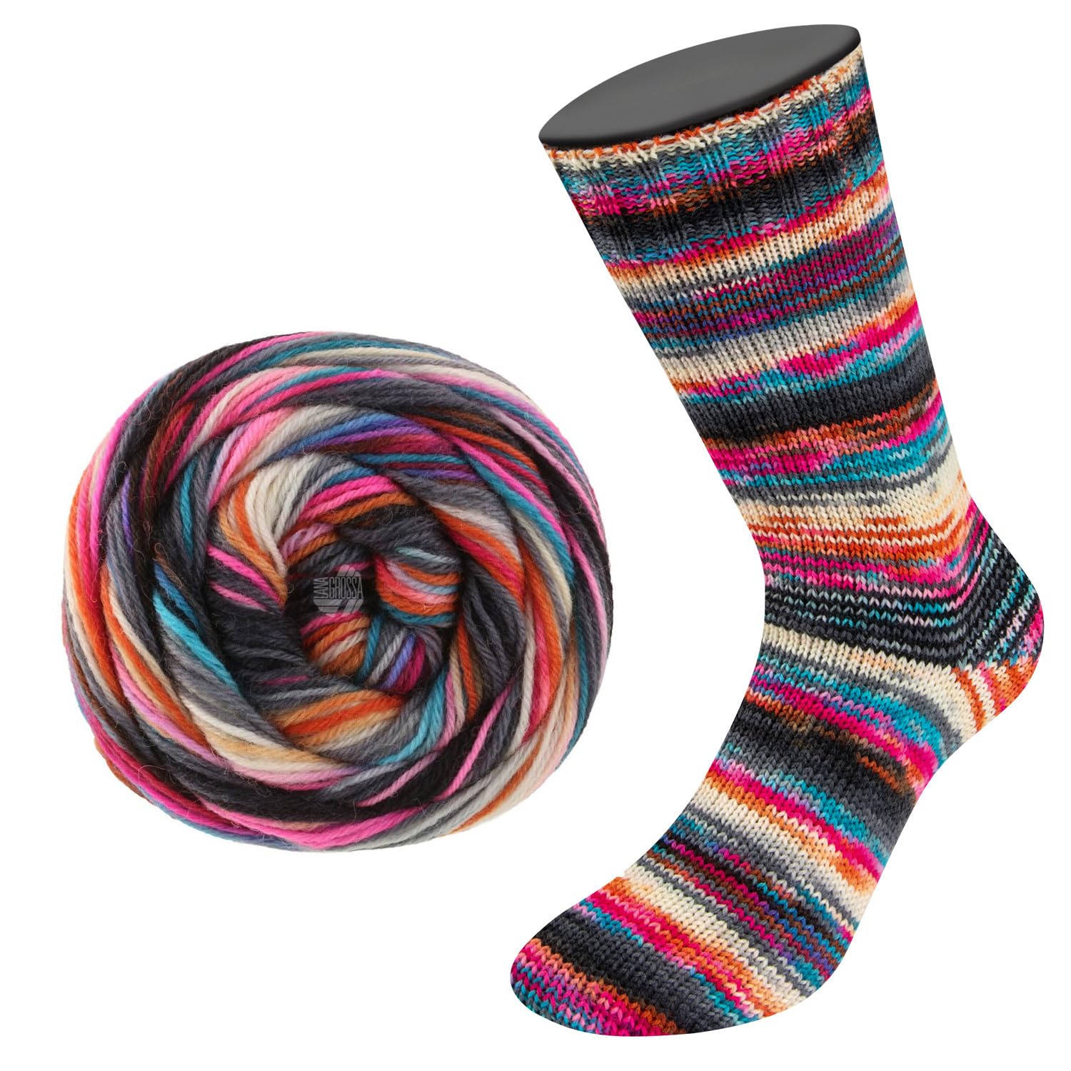 lana-grossa-meilenweit-100-cascata-sockengarn-100g-400m-schurwolle-fb-5207 image 4