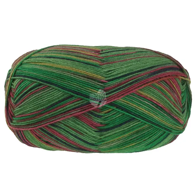 lana-grossa-meilenweit-100g-4-f-dig-caprese-sockenwolle-farbe-7037 image 1
