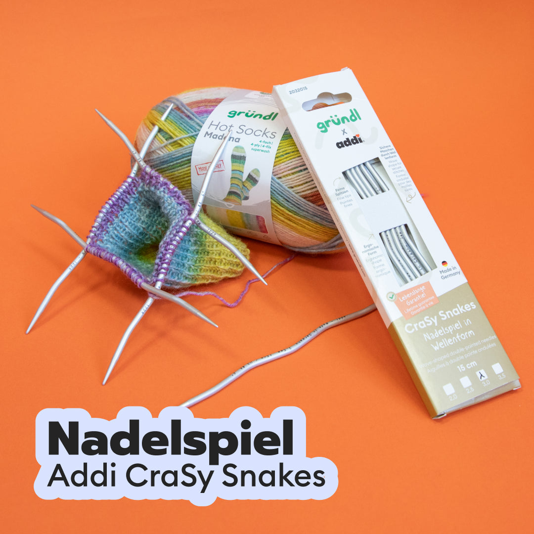 gr-ndl-x-addi-crasy-snakes-nadelspiel-wellenform-sockennadeln-aluminium image 1
