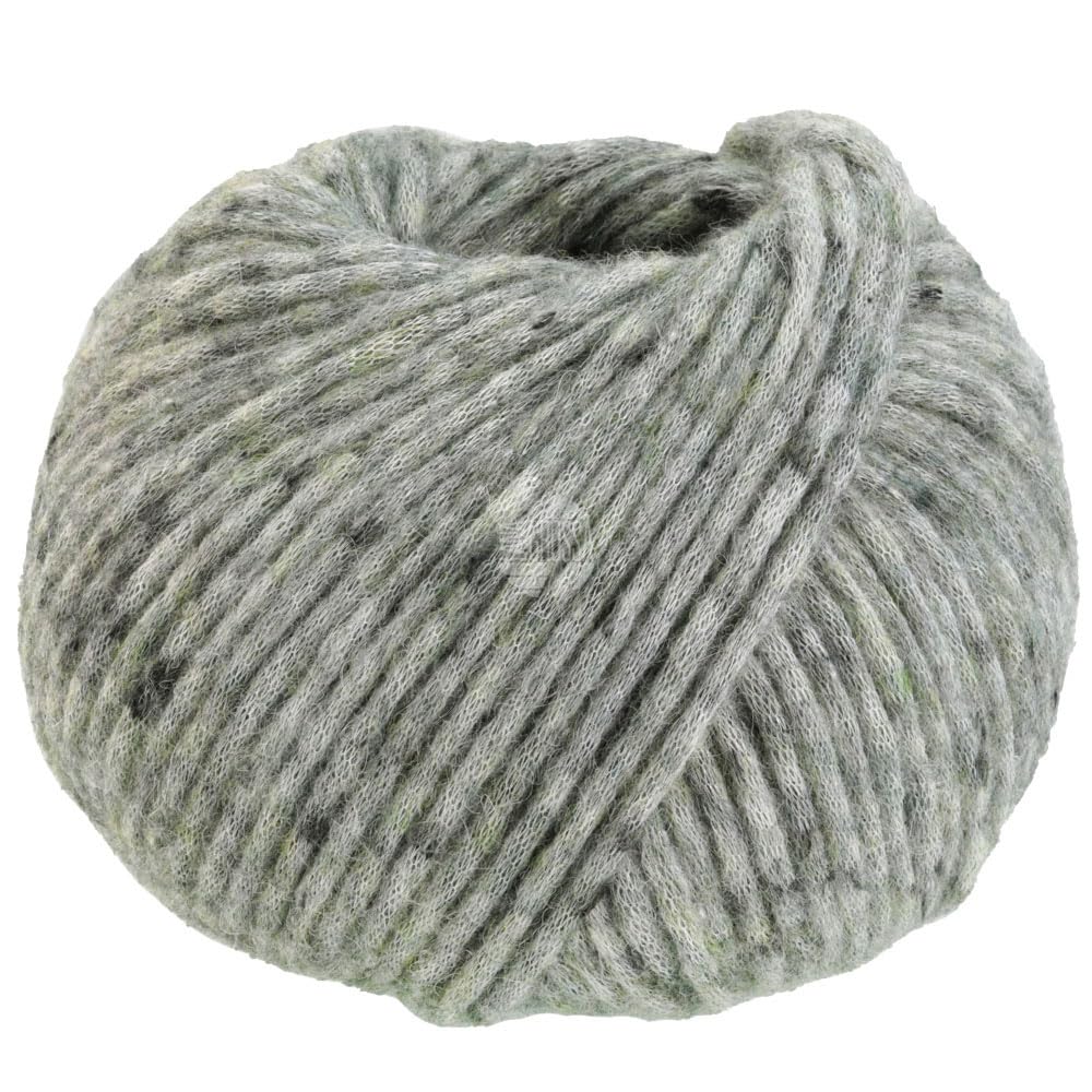 lana-grossa-landlust-winterwolle-tweed-104-graugr-n-meliert-50g image 1