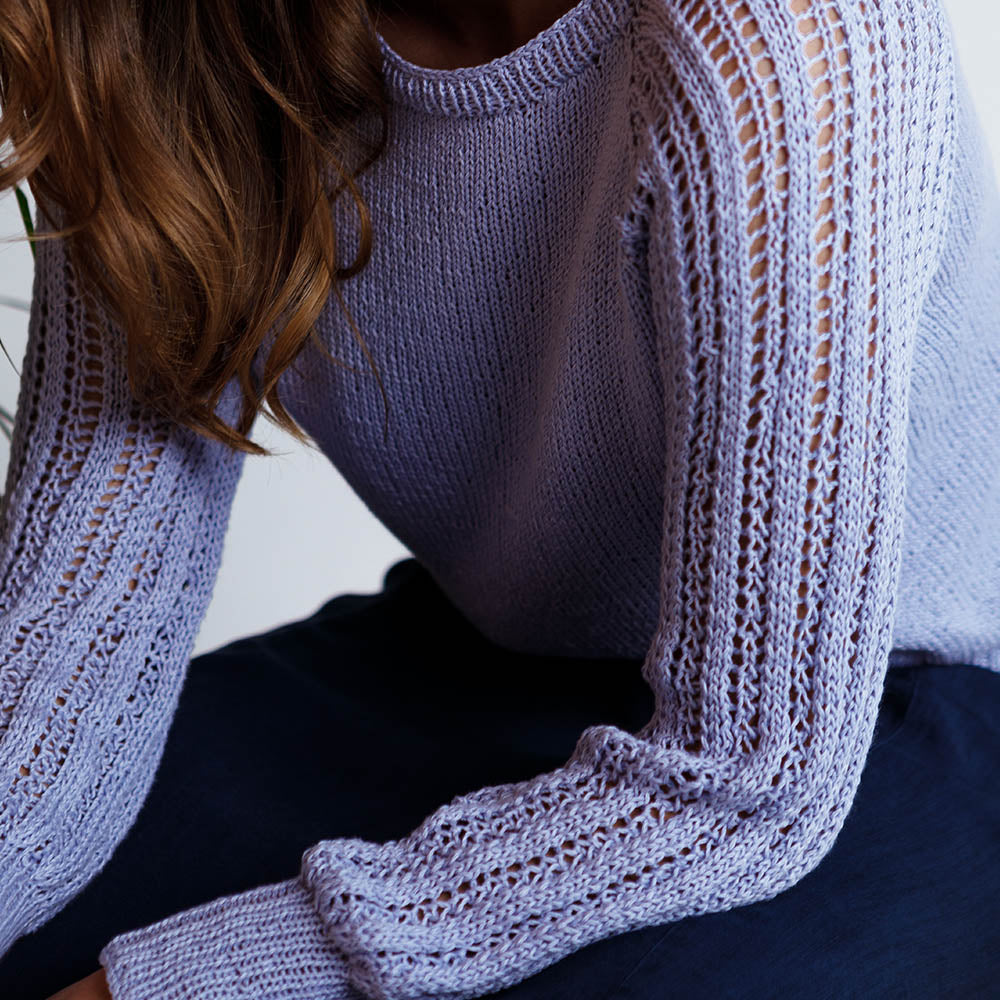 pascuali-strickanleitung-pullover-karla-sommerpulli-mit-lochmuster image 2