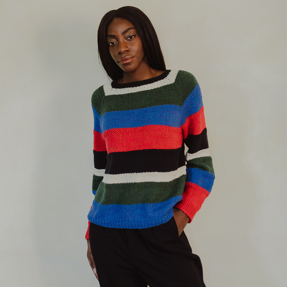 pascuali-strickanleitung-pullover-obuna-blockstreifen-raglan-top-down image 2