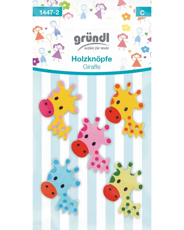 gr-ndl-holzkn-pfe-giraffe-holzkn-pfe-f-r-kinderkleidung image 1
