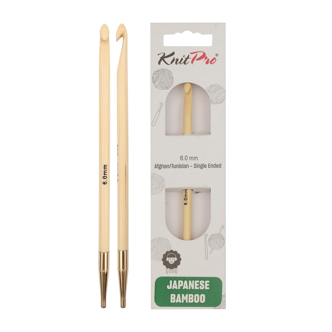 knitpro-bambus-afghanische-tunesische-h-kelnadel-4-mm-mit-seilanschluss image 8