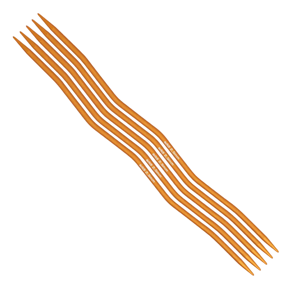 addi-addicrasysnake-charity-ergonomisches-nadelspiel-wellig-orange image 1