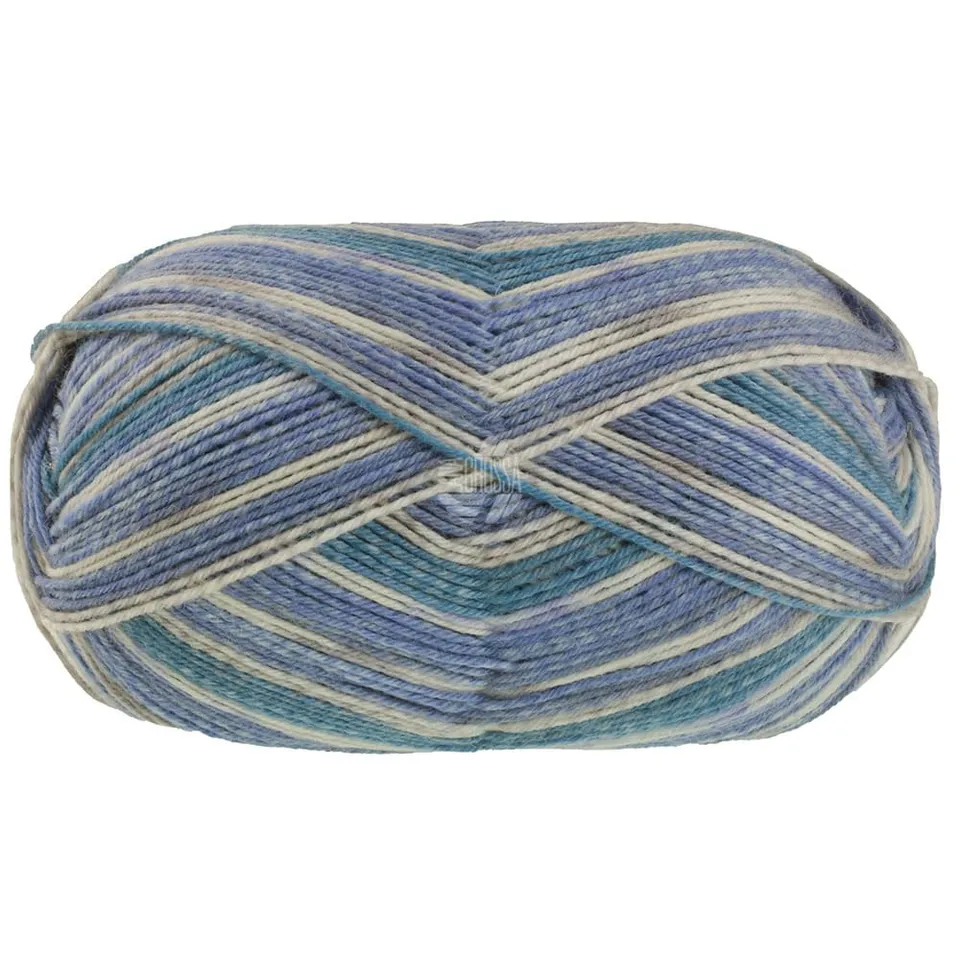 lana-grossa-meilenweit-100g-denim-mix-4-fach-sockenwolle-420m-farbe-4660-ecru-je image 1