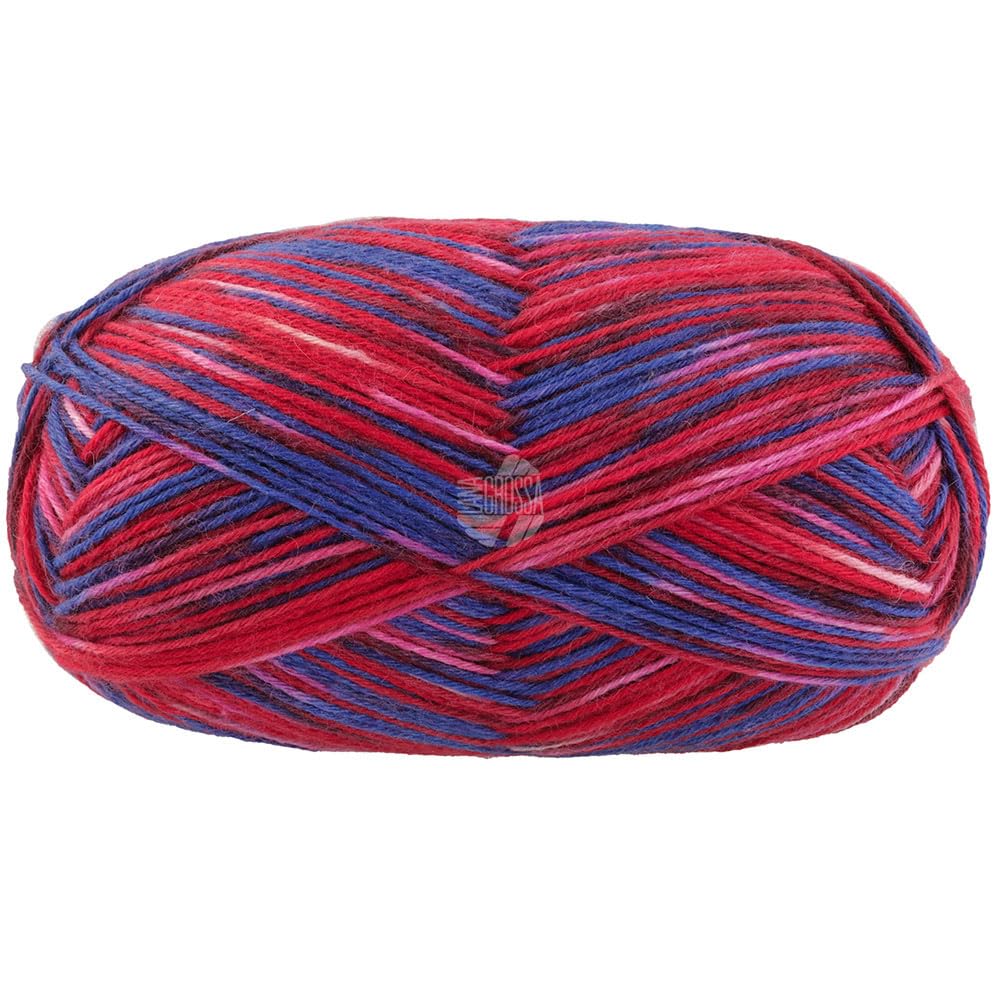 lana-grossa-meilenweit-6-fach-150g-spezial-print-9663-multi-sockenwolle image 2