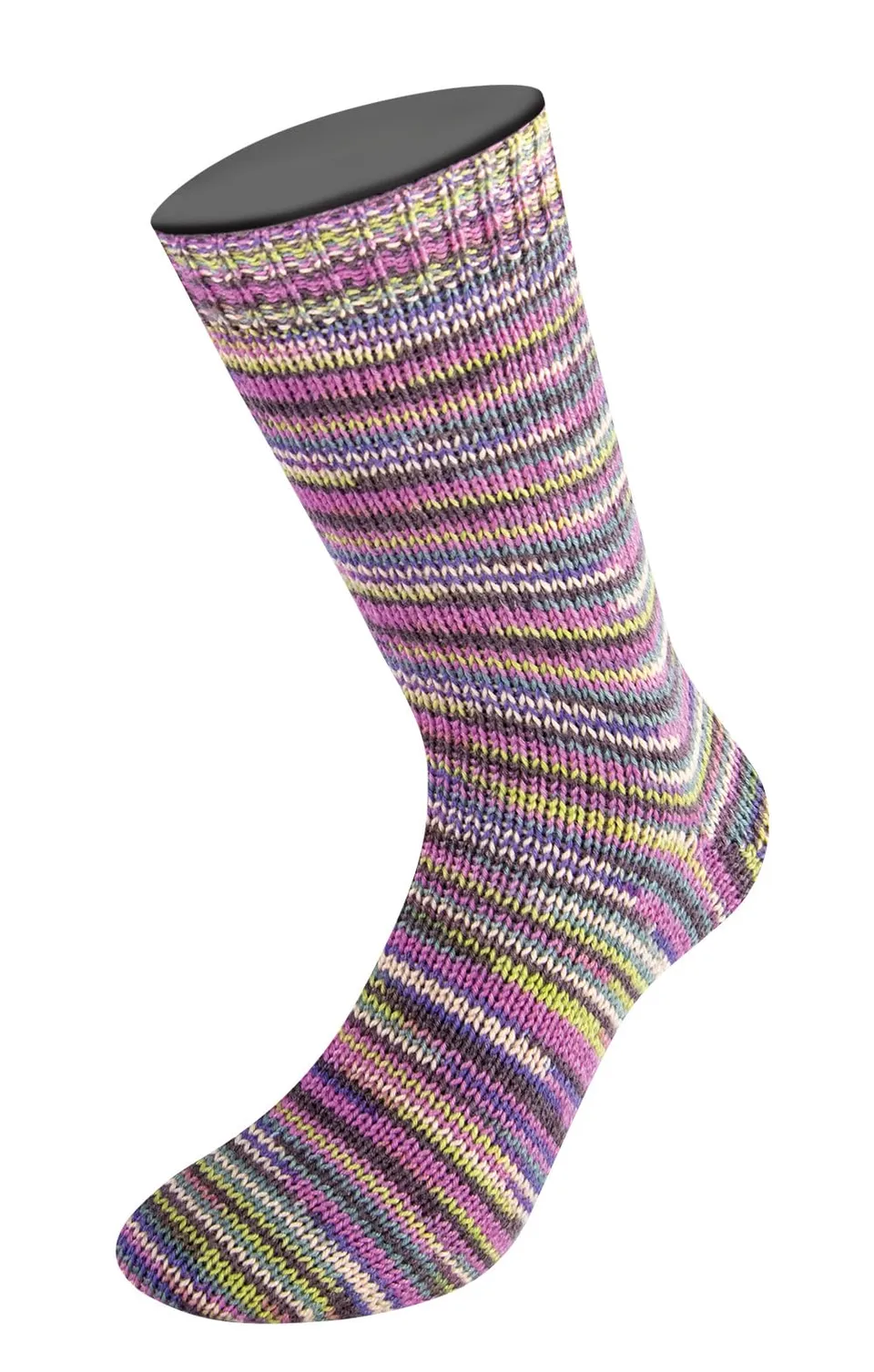 lana-grossa-landlust-sockenwolle-seide-4-fach-rot-seegr-n-fuchsia-400m-100g image 1