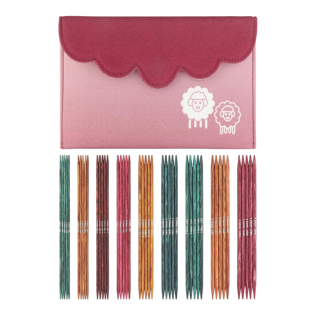 knitpro-dreamz-deluxe-nadelspiel-set-15-cm-9-gr-en-2-0-4-0-mm image 1