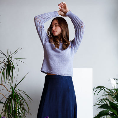 pascuali-pullover-karla-strickanleitung-sommerpullover-mit-lochmuster-rmeln image 5
