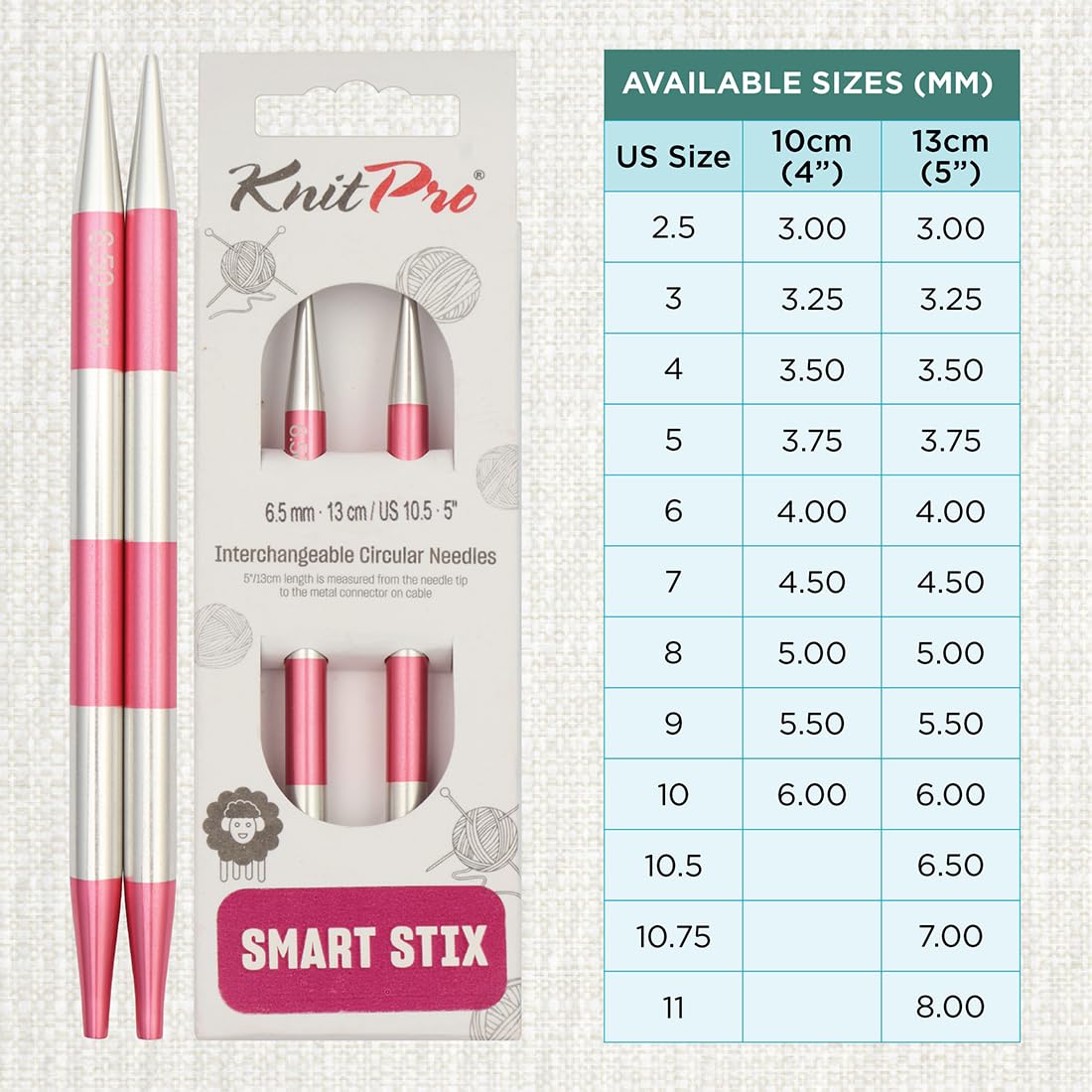 knitpro-smartstix-austauschbare-nadelspitzen-14cm-6-5mm image 4