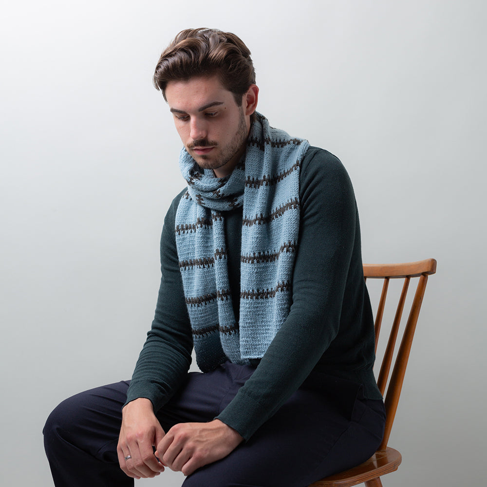 pascuali-slip-lines-scarf-strickanleitung-f-r-streifen-schal-175-x-28-cm image 2