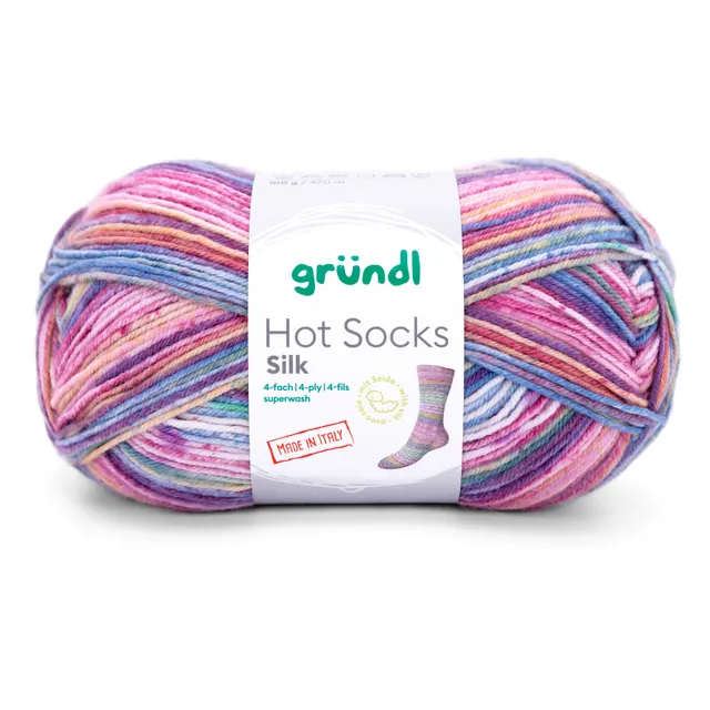 gr-ndl-hot-socks-silk-4-fach-sockenwolle-mit-seide image 1