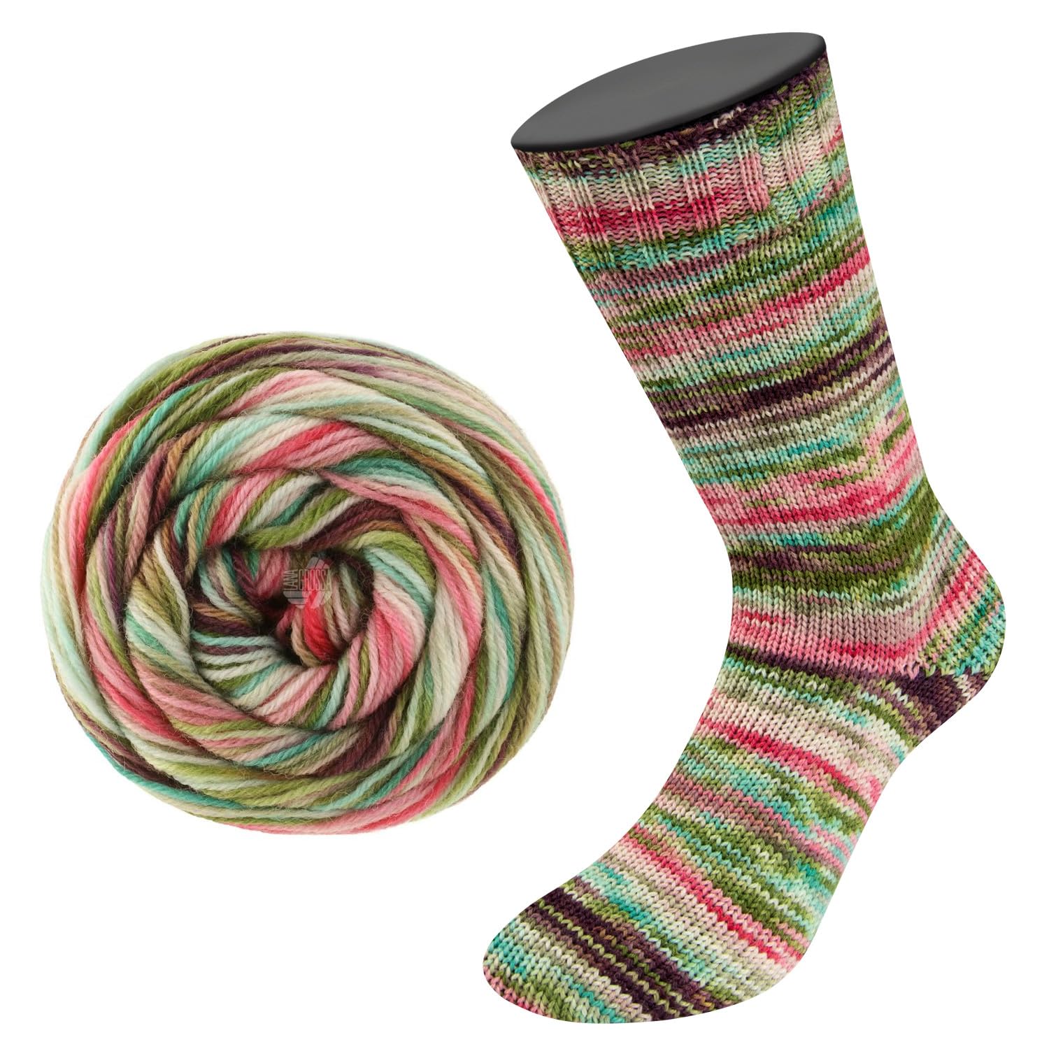 lana-grossa-meilenweit-100-cascata-sockengarn-100g-400m-schurwolle-fb-5207 image 7