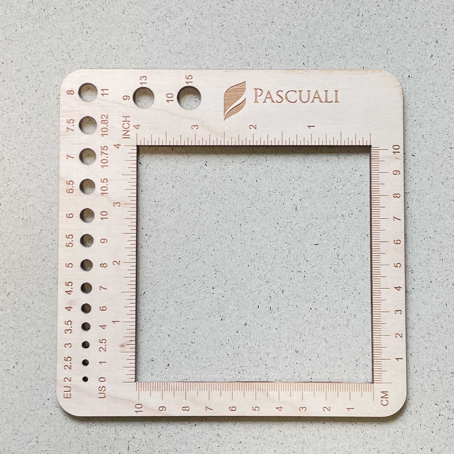 pascuali-wooden-square-gauge-ruler-z-hlrahmen-holz-15-x-15-cm image 1