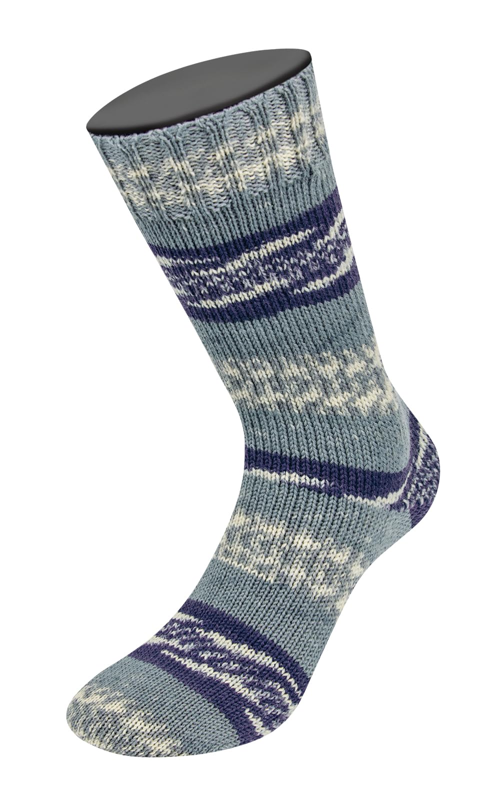 lana-grossa-meilenweit-100g-4-fach-denim-mix-sockenwolle-farbe-4659-ecru-nachtbl image 2